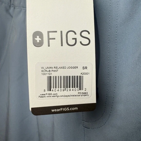 FIGS Women's Uman Relaxed Jogger Scrub Pants Dusty Blue Small, Regular - Picture 8 of 12